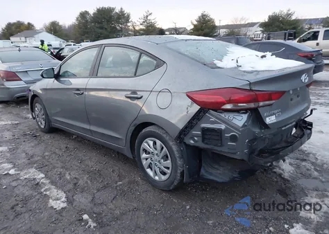 2018 Hyundai Elantra Se from USA, damaged, VIN KMHD74LFXJU557587